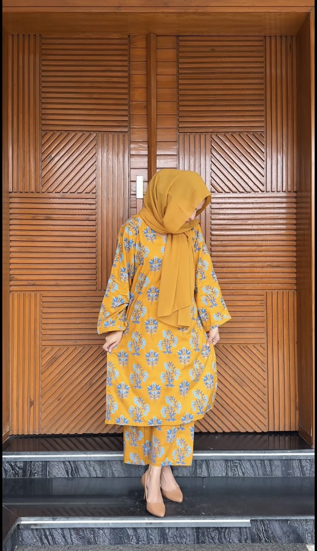 Firoza (Stitced 2 Pcs)